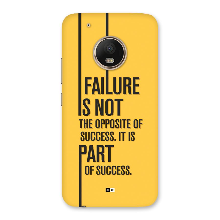 Part Of Success Back Case for Moto G5 Plus