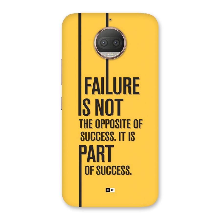 Part Of Success Back Case for Moto G5s Plus