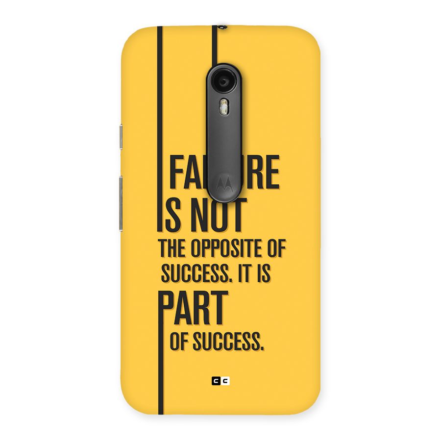 Part Of Success Back Case for Moto G Turbo