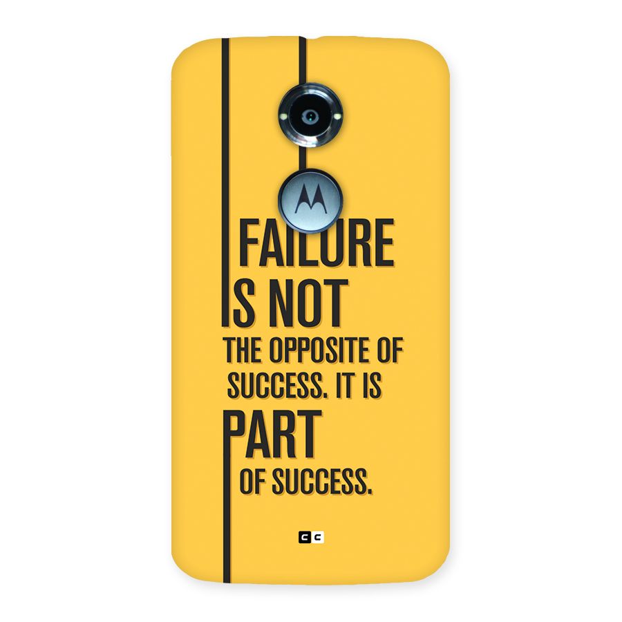 Part Of Success Back Case for Moto X2