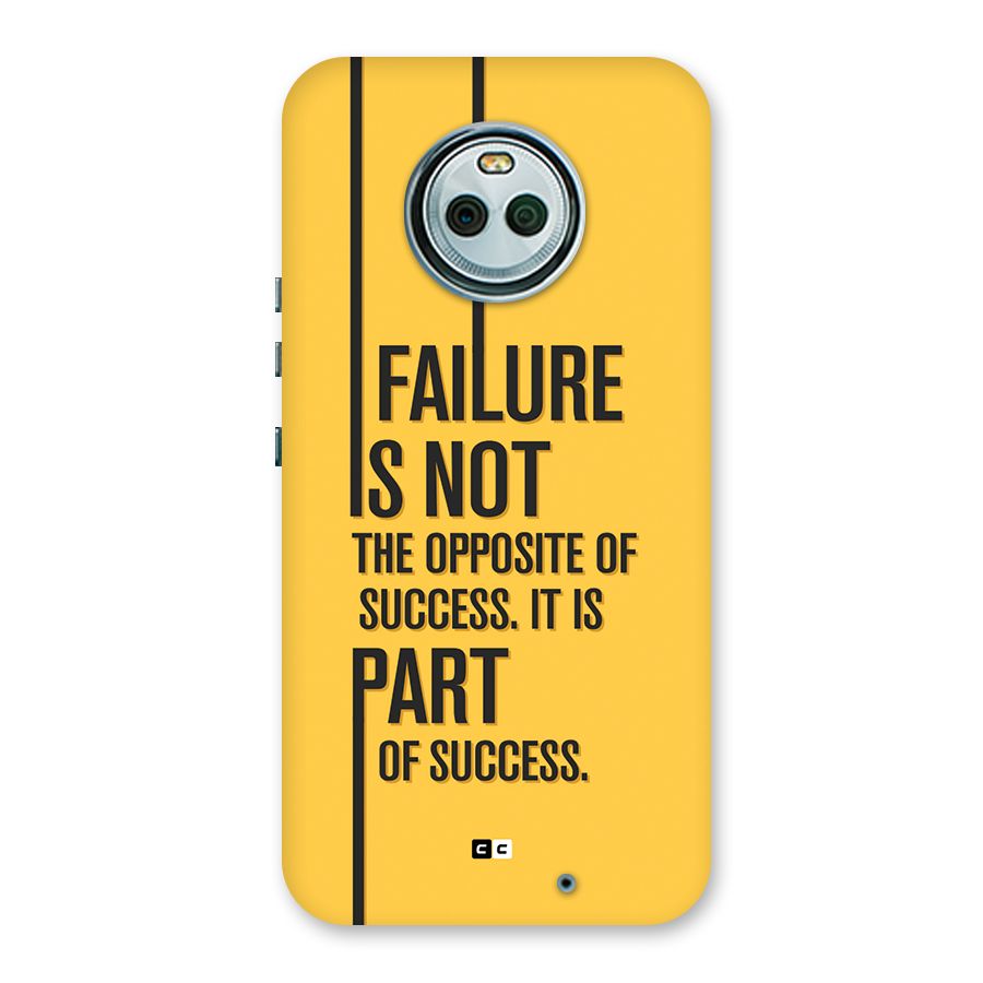 Part Of Success Back Case for Moto X4