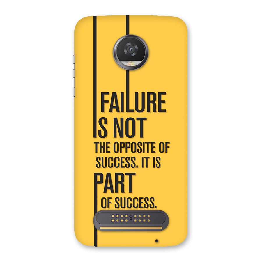 Part Of Success Back Case for Moto Z2 Play