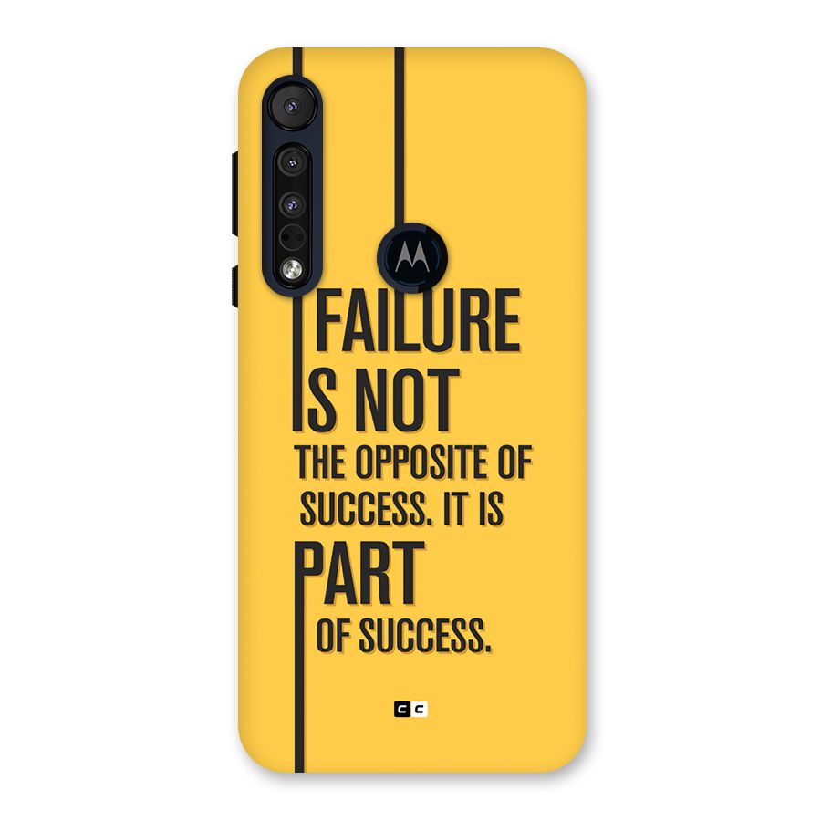 Part Of Success Back Case for Motorola One Macro