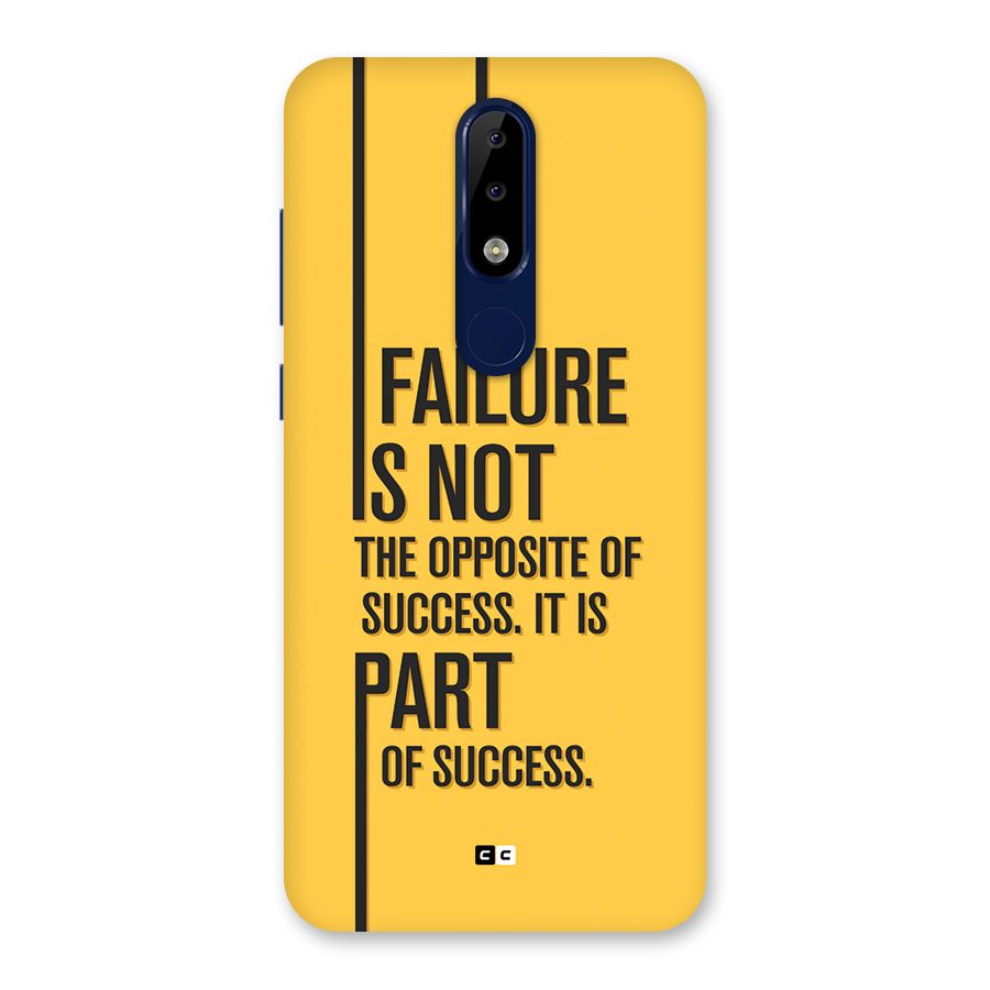 Part Of Success Back Case for Nokia 5.1 Plus