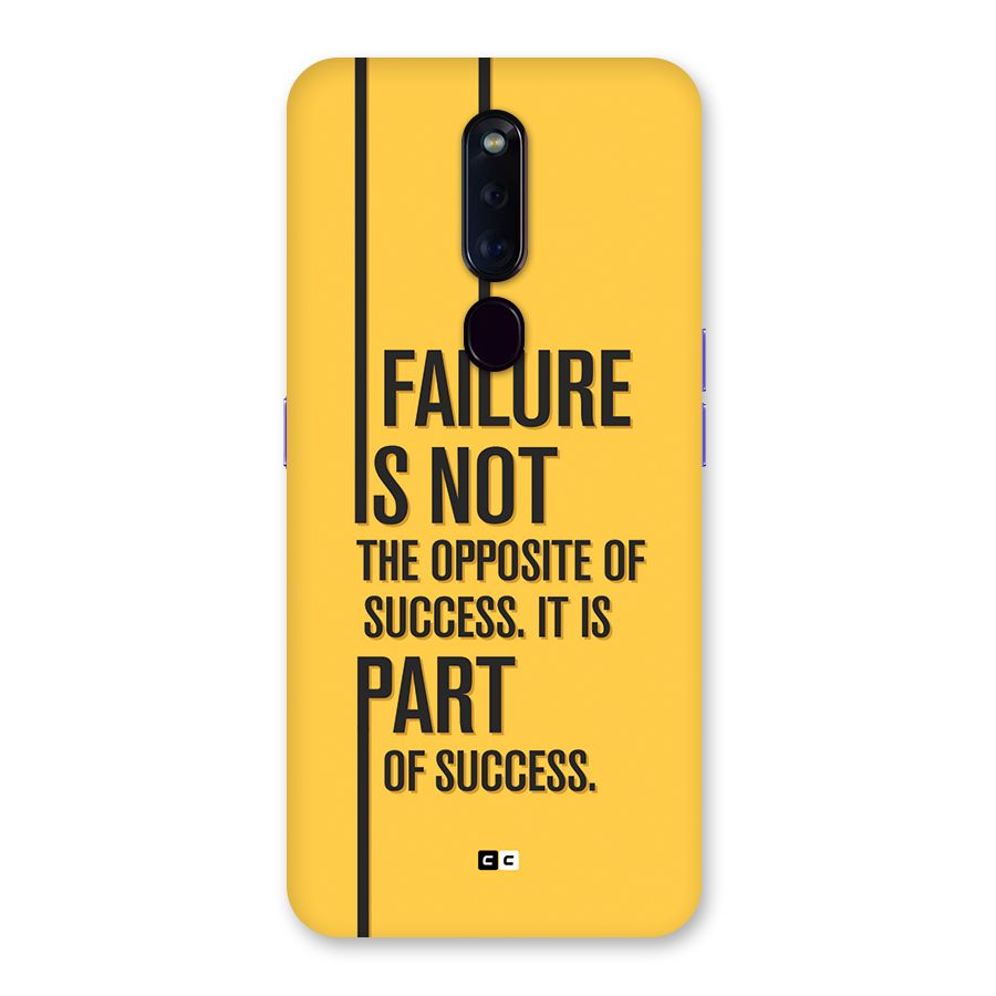 Part Of Success Back Case for Oppo F11 Pro
