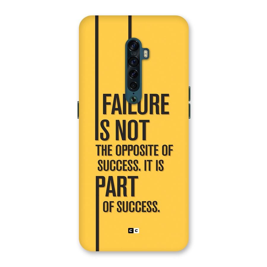 Part Of Success Back Case for Oppo Reno2