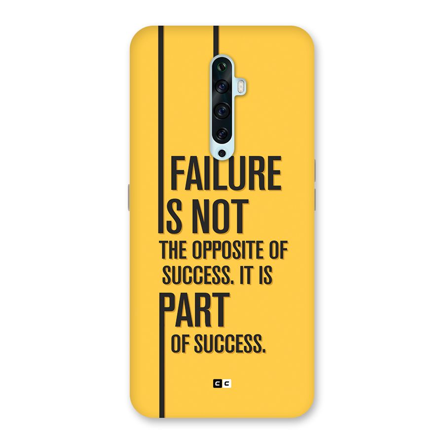 Part Of Success Back Case for Oppo Reno2 Z