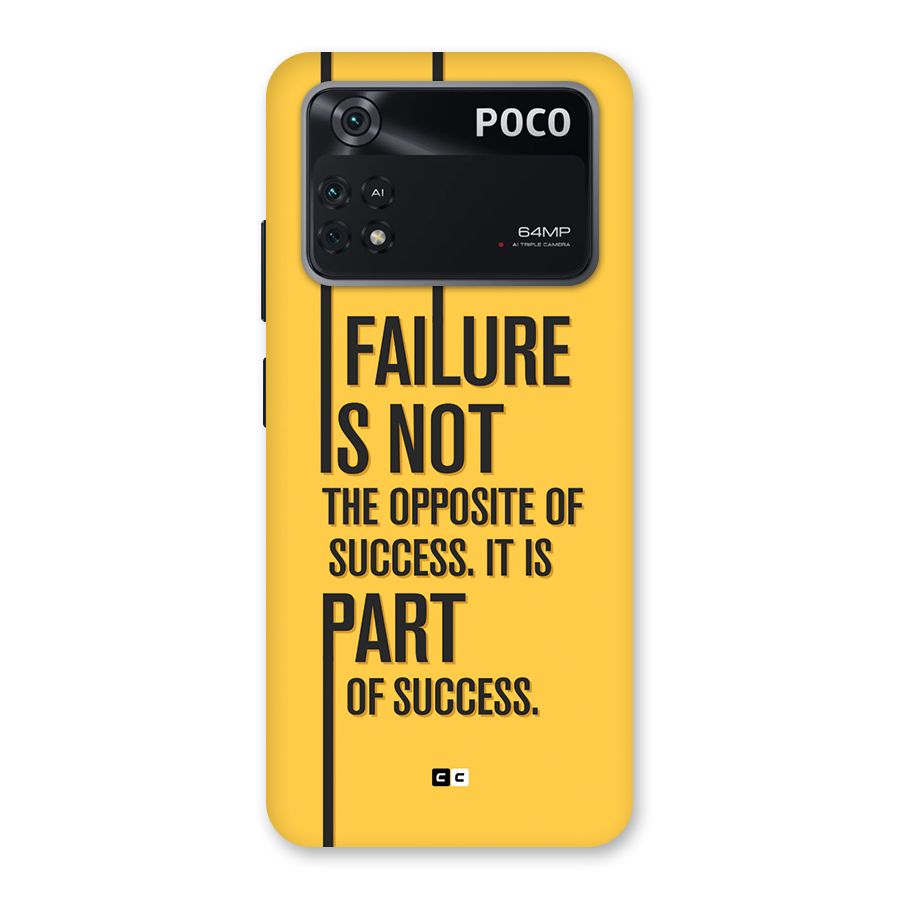 Part Of Success Back Case for Poco M4 Pro 4G