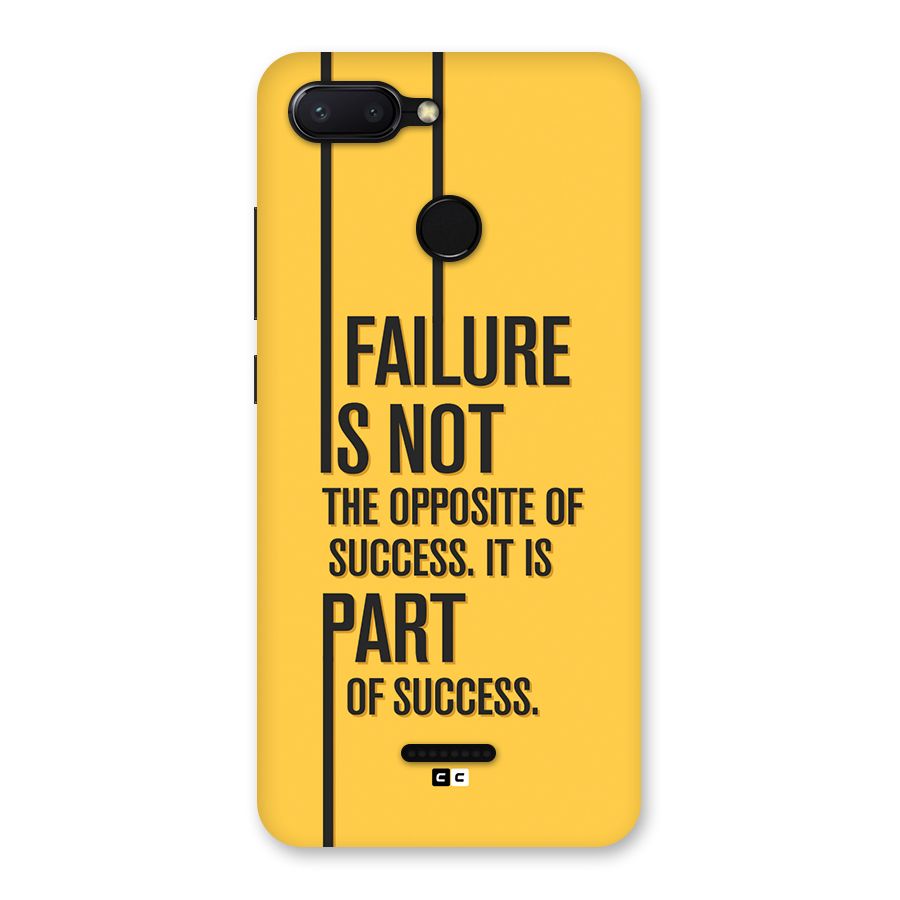 Part Of Success Back Case for Redmi 6