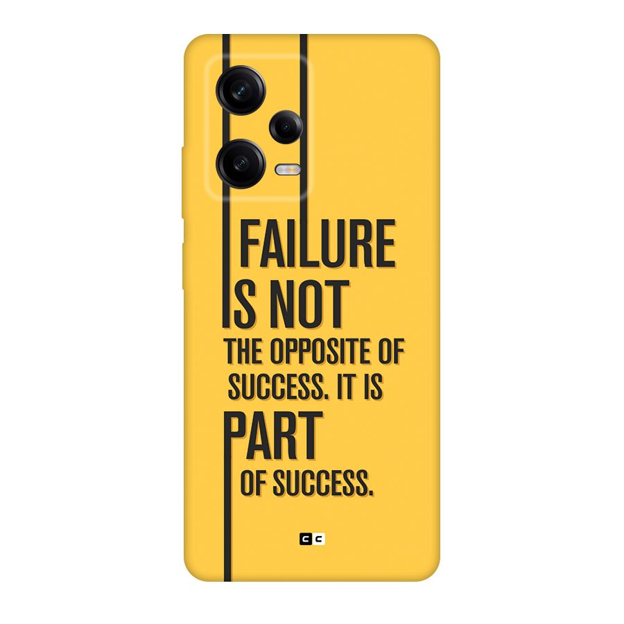 Part Of Success Back Case for Redmi Note 12 Pro