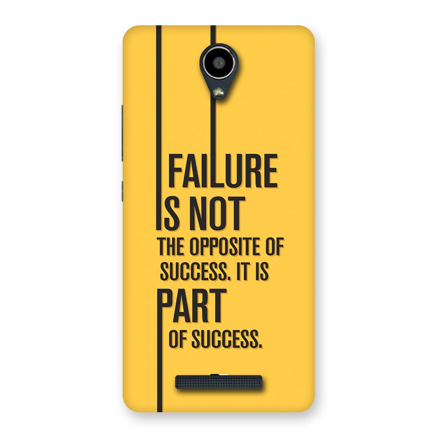 Part Of Success Back Case for Redmi Note 2