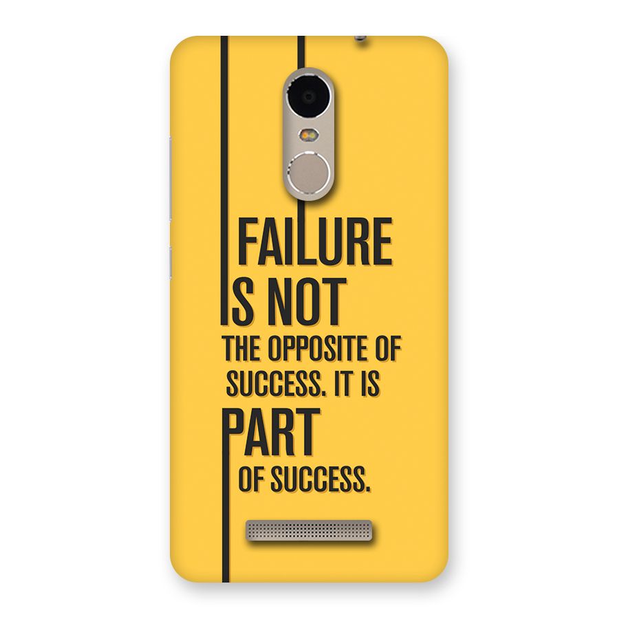 Part Of Success Back Case for Redmi Note 3