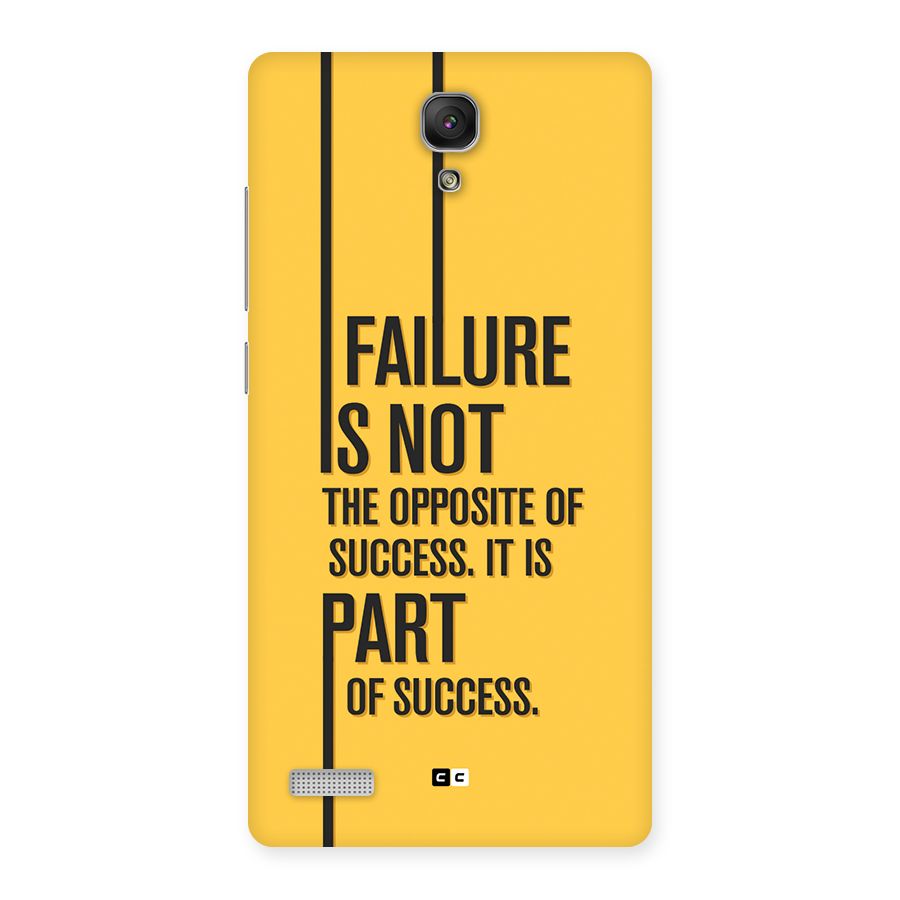 Part Of Success Back Case for Redmi Note Prime