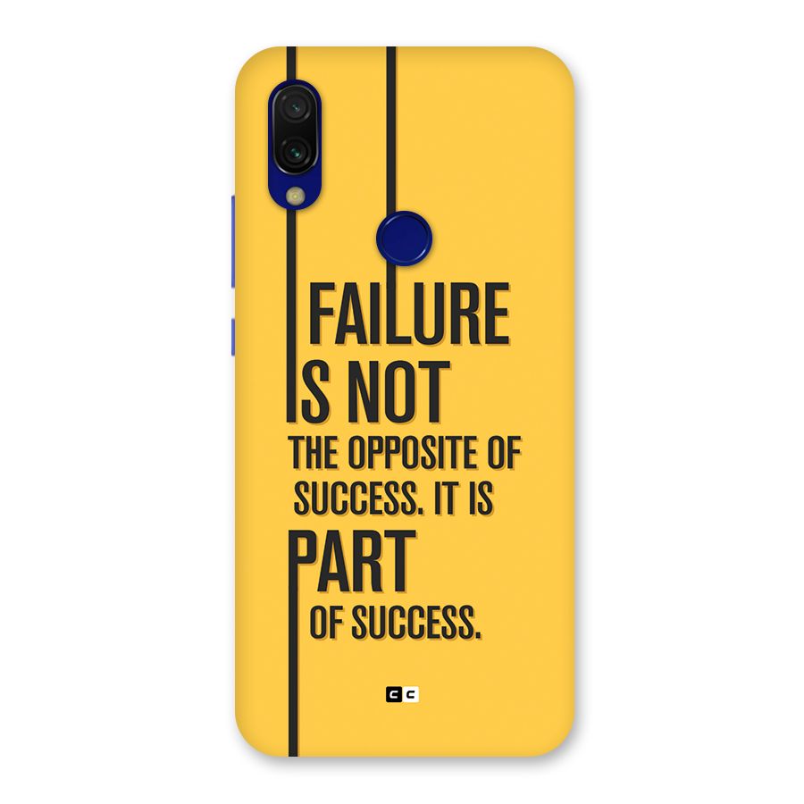 Part Of Success Back Case for Redmi Y3