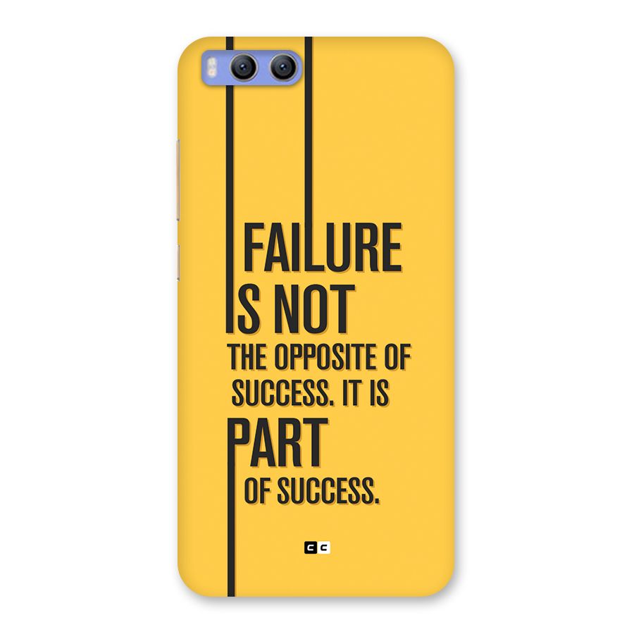 Part Of Success Back Case for Xiaomi Mi 6