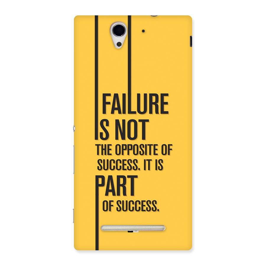 Part Of Success Back Case for Xperia C3