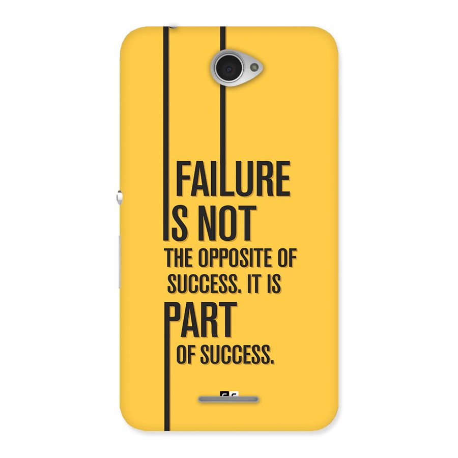 Part Of Success Back Case for Xperia E4