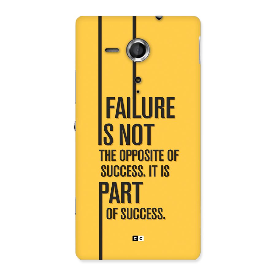 Part Of Success Back Case for Xperia Sp