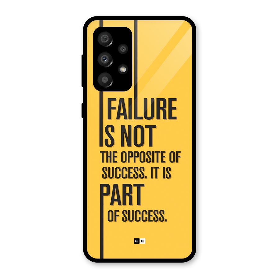 Part Of Success Glass Back Case for Galaxy A32