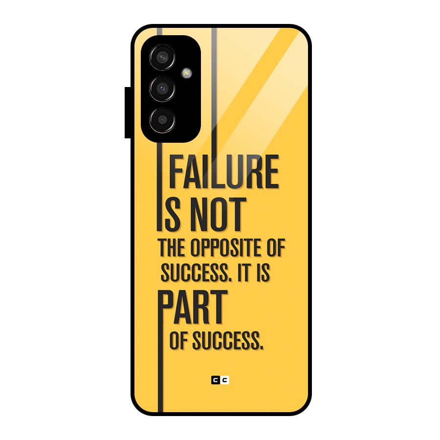 Part Of Success Glass Back Case for Galaxy F13