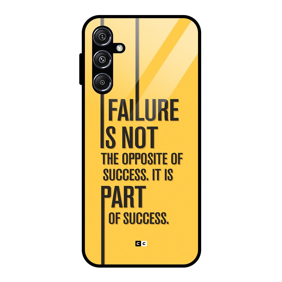 Part Of Success Glass Back Case for Galaxy M34 5G