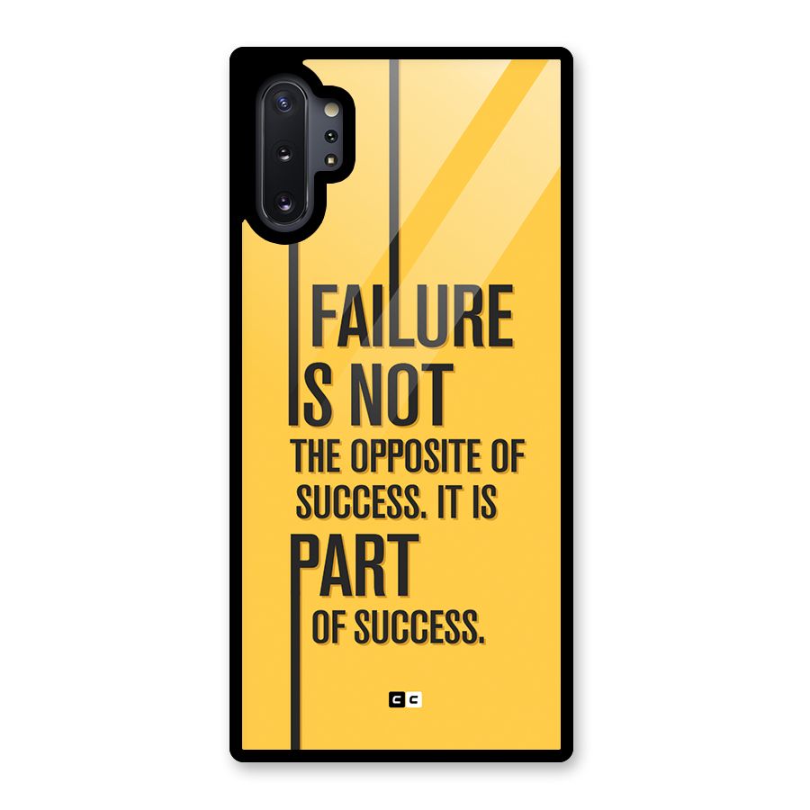 Part Of Success Glass Back Case for Galaxy Note 10 Plus