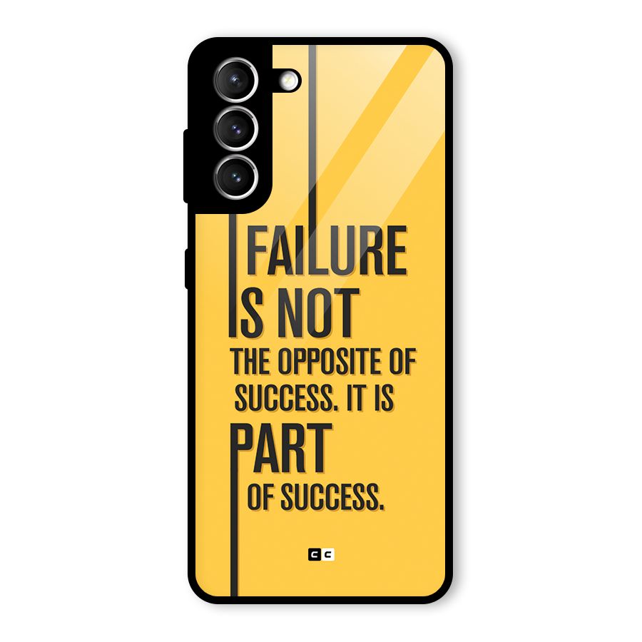 Part Of Success Glass Back Case for Galaxy S21 5G