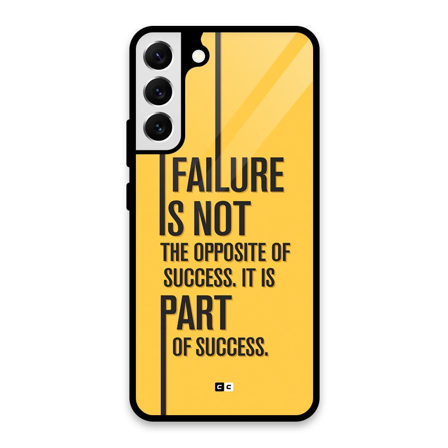 Part Of Success Glass Back Case for Galaxy S22 Plus 5G