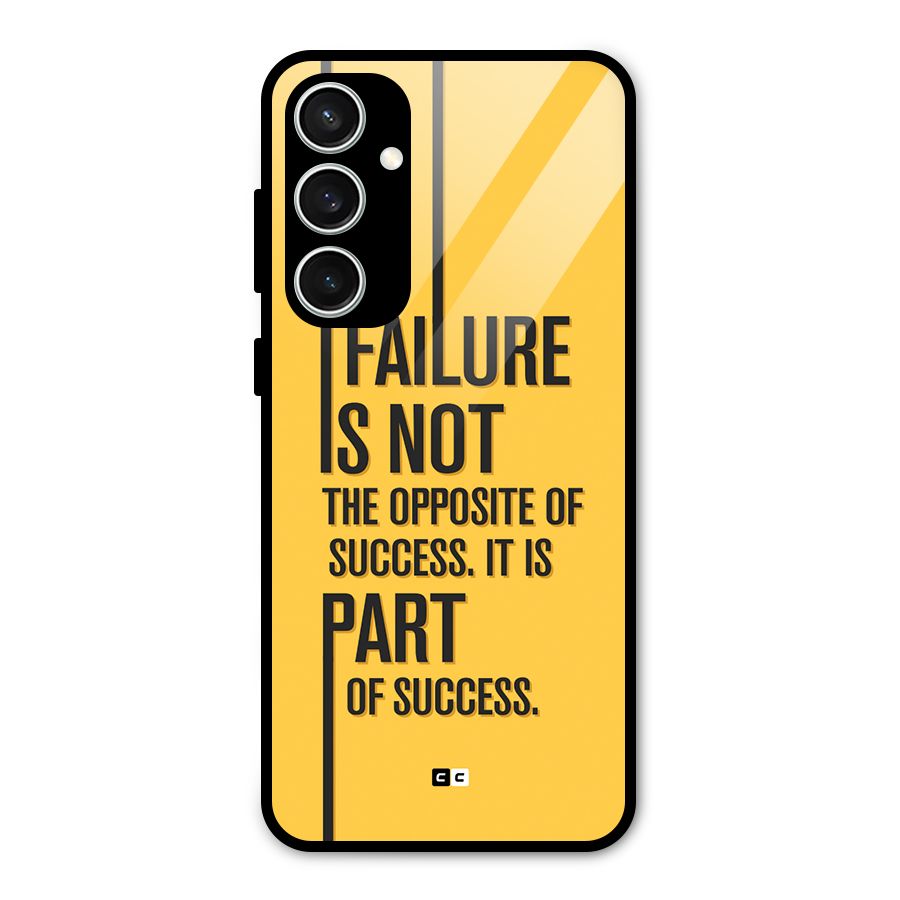 Part Of Success Glass Back Case for Galaxy S23 FE