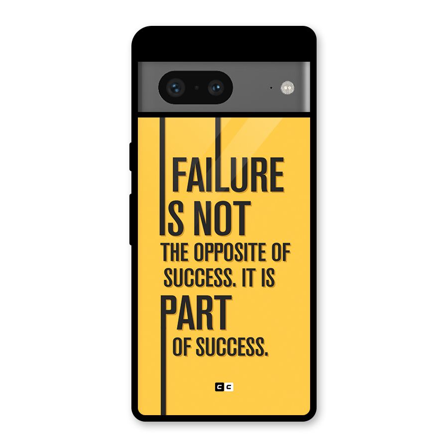 Part Of Success Glass Back Case for Google Pixel 7