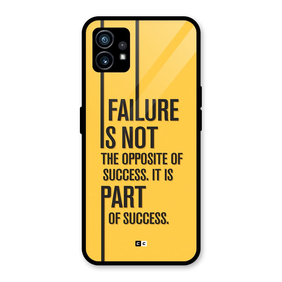 Part Of Success Glass Back Case for Nothing Phone 1