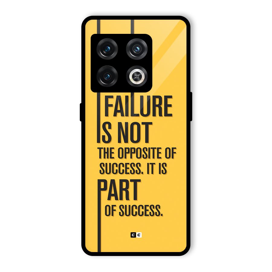 Part Of Success Glass Back Case for OnePlus 10 Pro 5G
