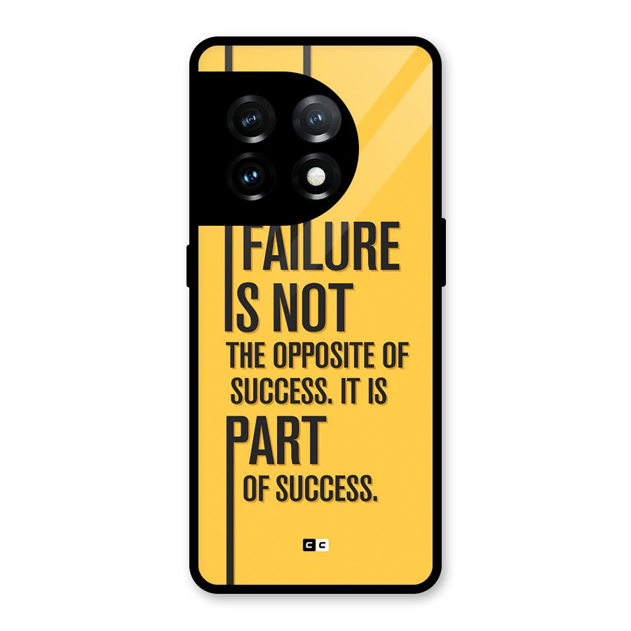 Part Of Success Glass Back Case for OnePlus 11
