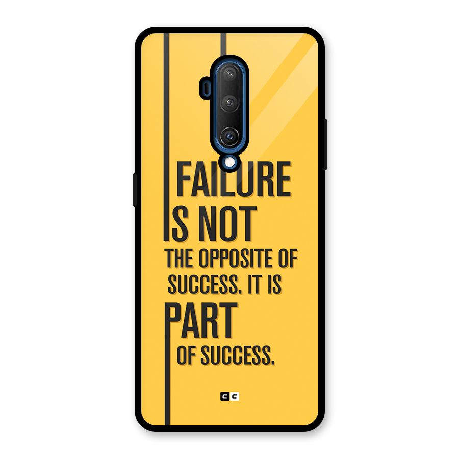Part Of Success Glass Back Case for OnePlus 7T Pro