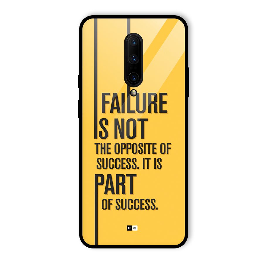 Part Of Success Glass Back Case for OnePlus 7 Pro