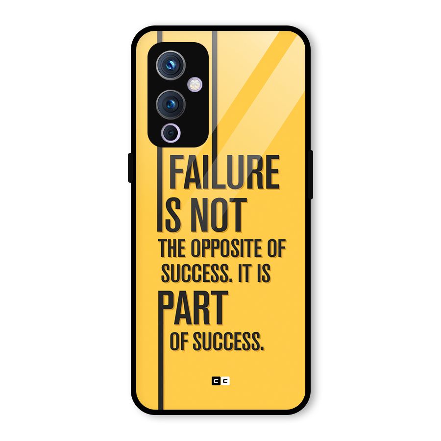 Part Of Success Glass Back Case for OnePlus 9