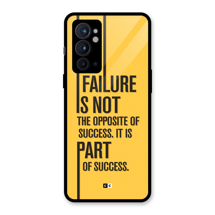 Part Of Success Glass Back Case for OnePlus 9RT 5G