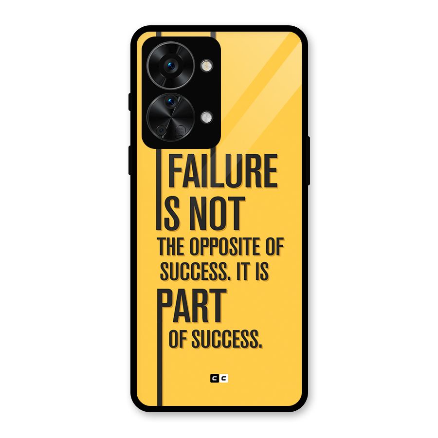 Part Of Success Glass Back Case for OnePlus Nord 2T