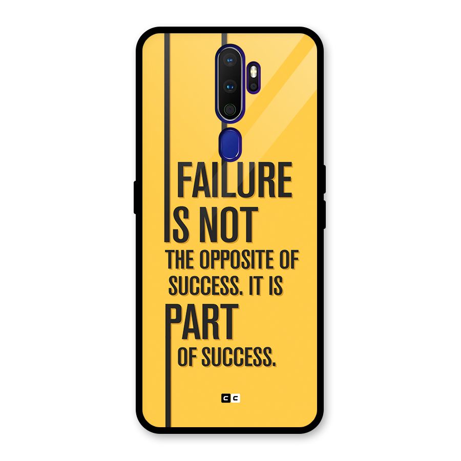 Part Of Success Glass Back Case for Oppo A9 (2020)