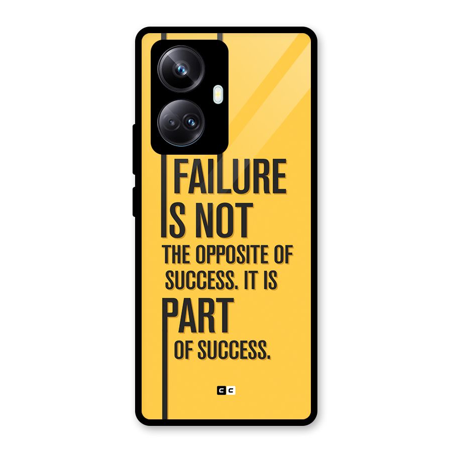 Part Of Success Glass Back Case for Realme 10 Pro Plus