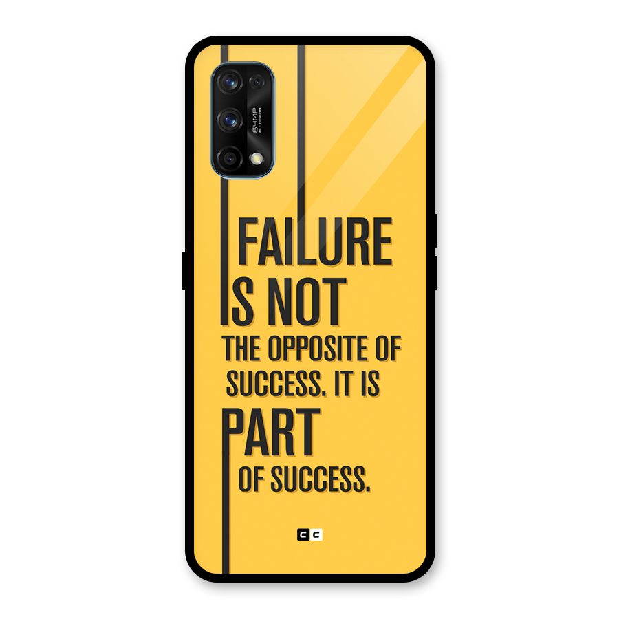 Part Of Success Glass Back Case for Realme 7 Pro