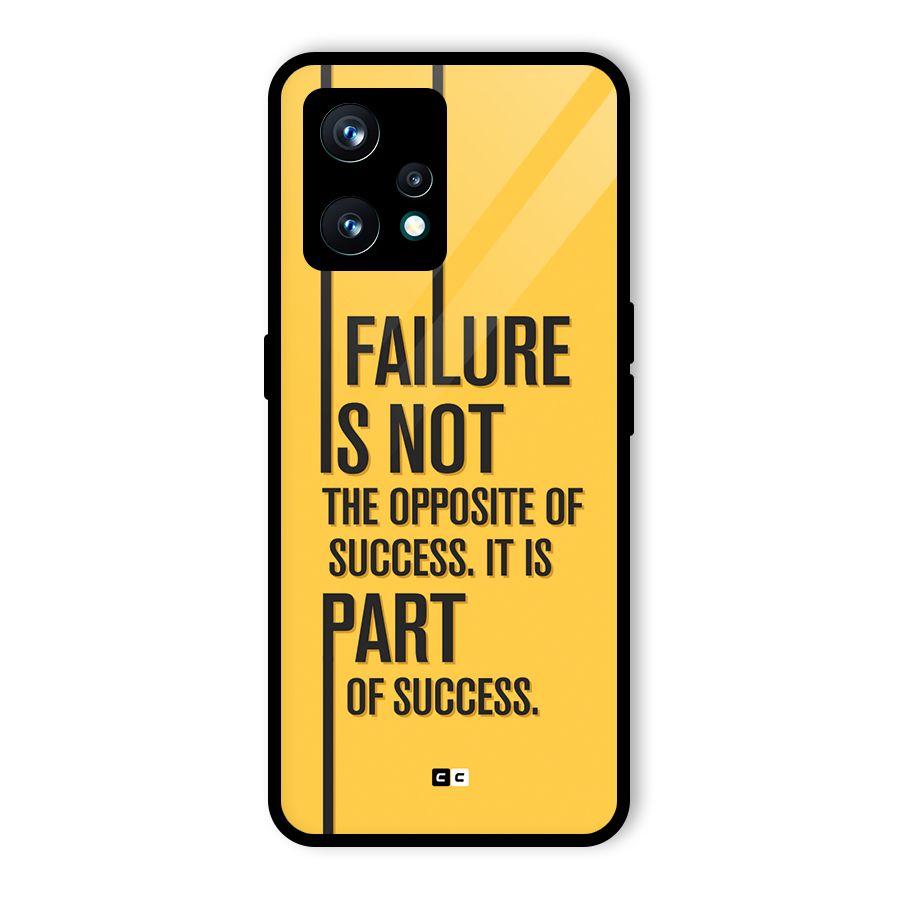 Part Of Success Glass Back Case for Realme 9 Pro Plus 5G