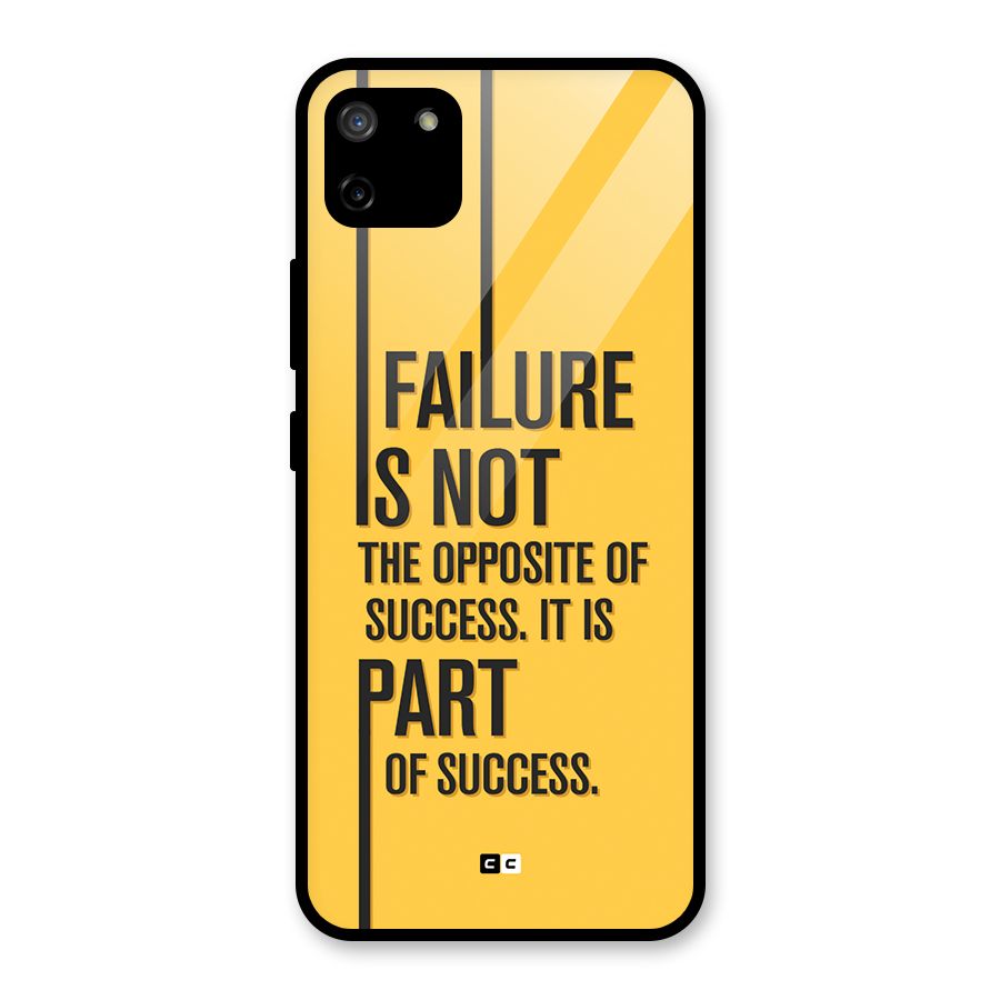 Part Of Success Glass Back Case for Realme C11