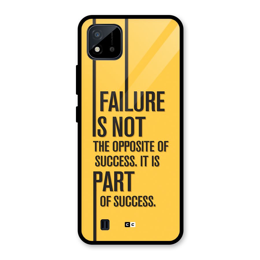 Part Of Success Glass Back Case for Realme C11 2021