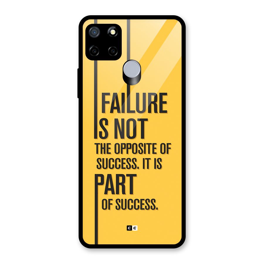 Part Of Success Glass Back Case for Realme C12