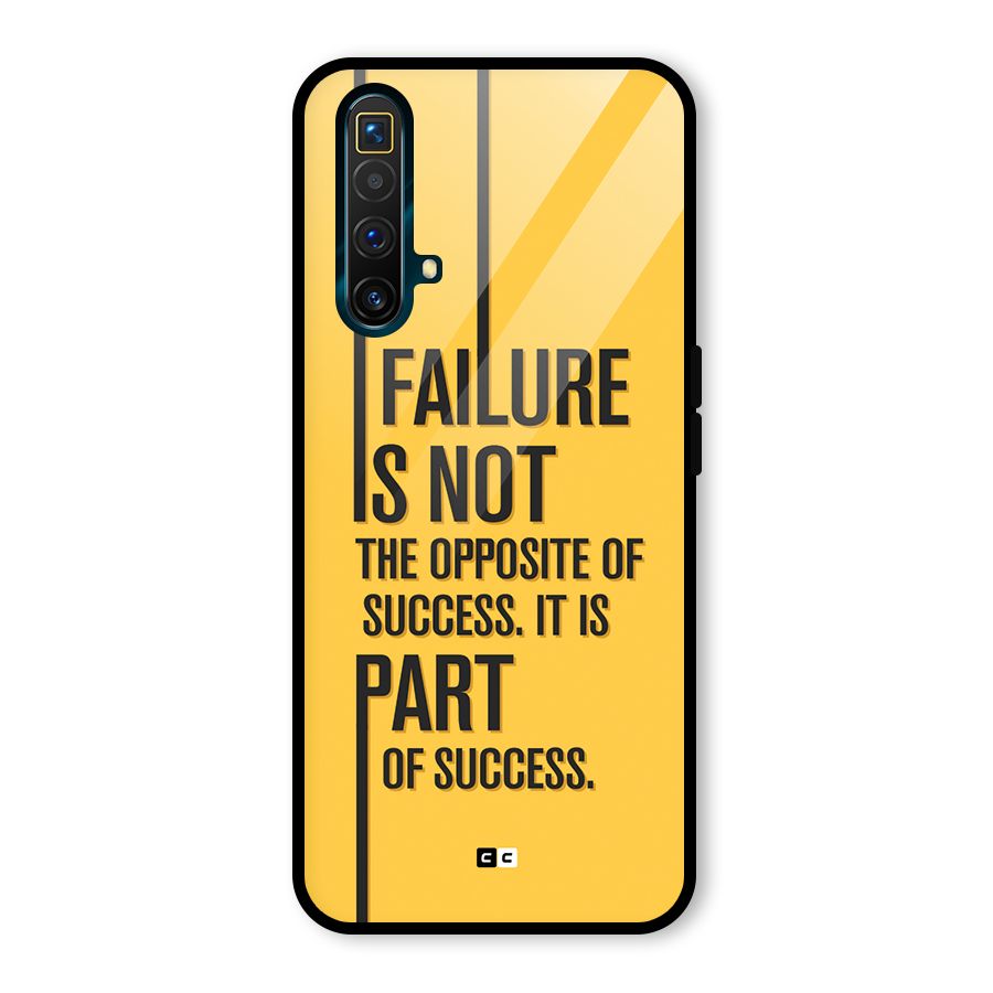 Part Of Success Glass Back Case for Realme X3