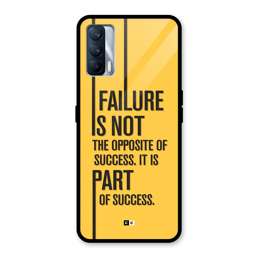 Part Of Success Glass Back Case for Realme X7