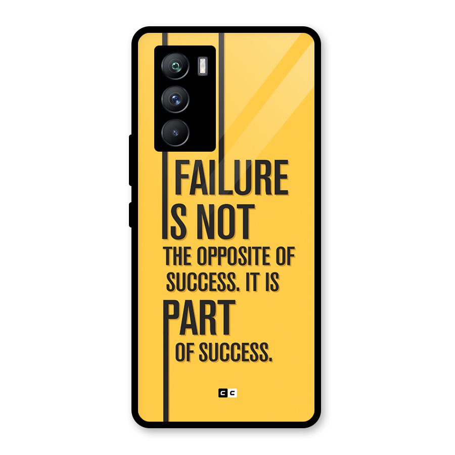 Part Of Success Glass Back Case for Vivo iQOO 9 SE