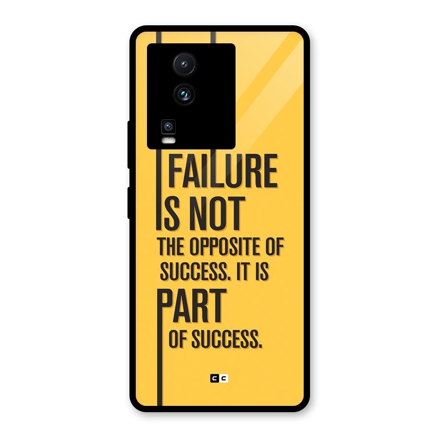 Part Of Success Glass Back Case for Vivo iQOO Neo 7 Pro