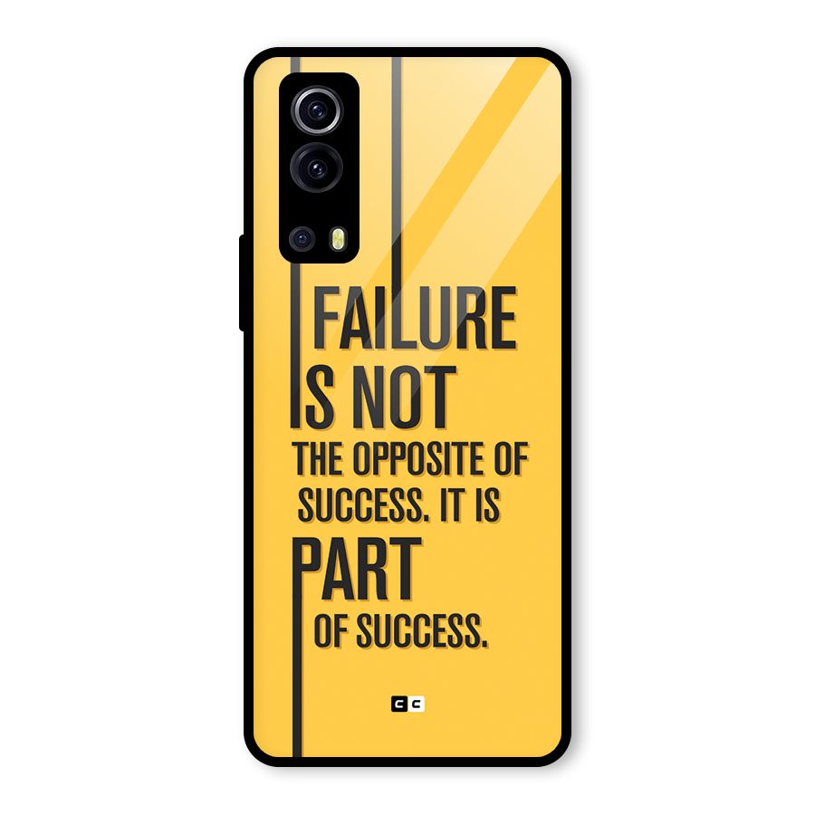 Part Of Success Glass Back Case for Vivo iQOO Z3
